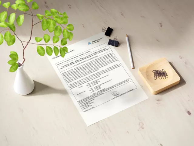 Durability according to EN ISO 12543-4:2011