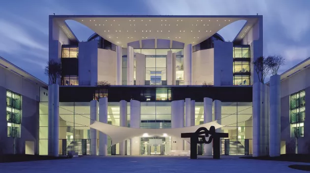 Security glass facades