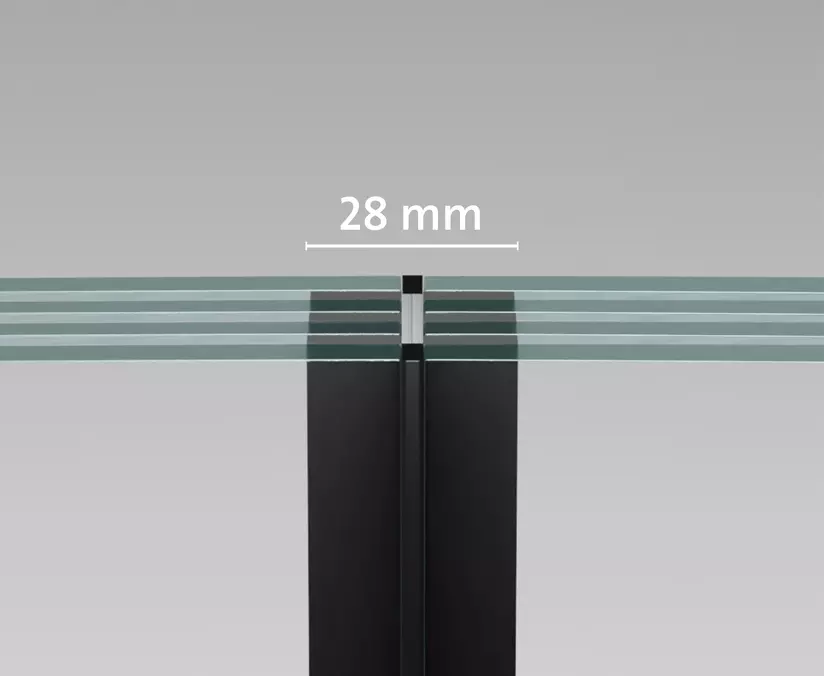 fire resistant butt joint glass