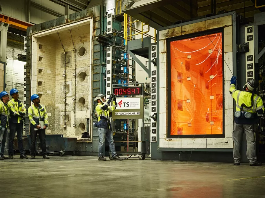 IFTS Fire Testing Vetrotech Saint-Gobain - IFTS Fire Testing