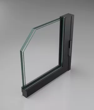 Blast resistant glass door