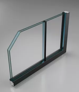 Fire rated glass butt joint partition