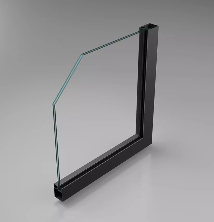 Fire rated glass fixed partition